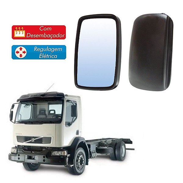 Retrovisor Completo Volvo VM Sem Braço Sem Auxiliar