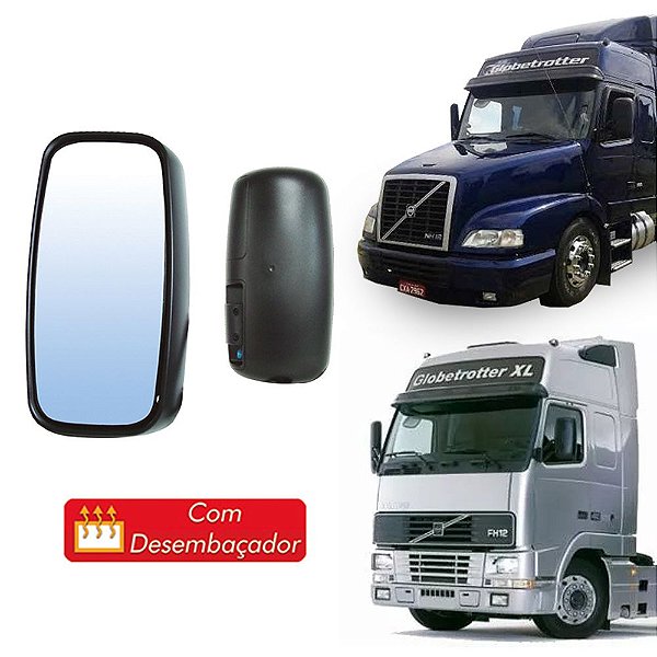 Retrovisor Sem Braço Volvo FH NH até 2009 Lado Esquerdo