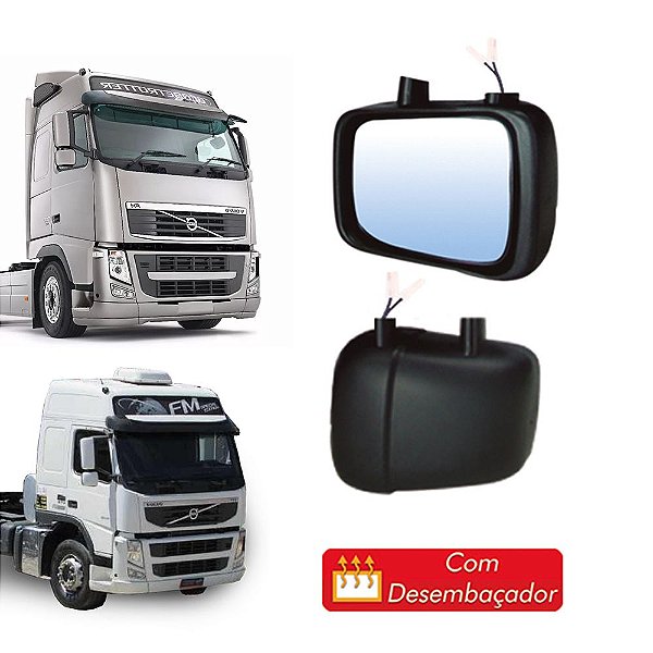 Retrovisor Auxiliar Volvo FH/FM 2010 até 2015 Lado Direito