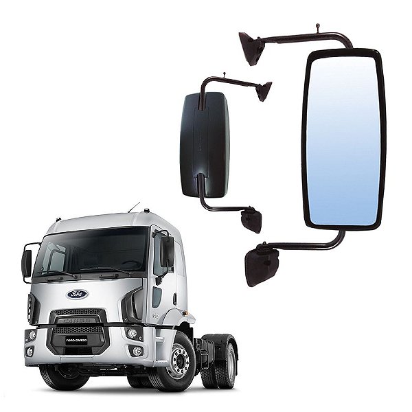 Retrovisor Inteiro Completo Ford Cargo 2011 e 2012 LD