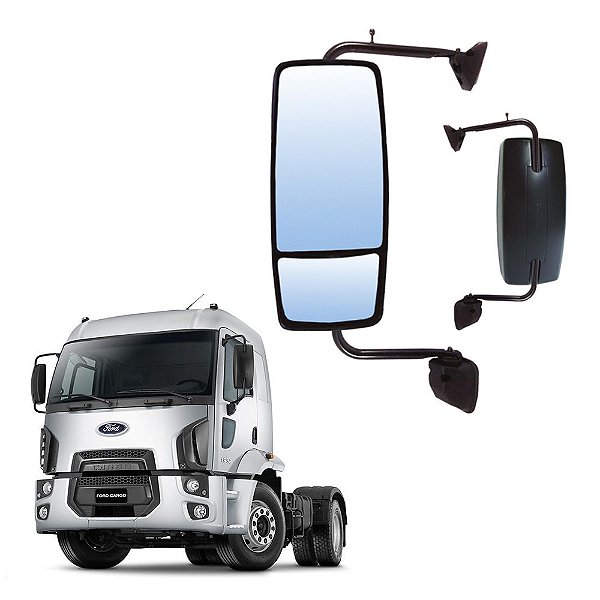 Retrovisor Completo Ford Cargo 2011 e 2012 LE