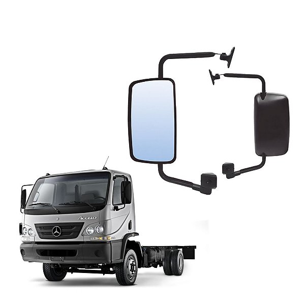 Retrovisor Completo Mercedes Accelo Lado Direito