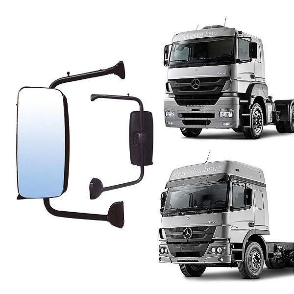 Retrovisor S/ Auxiliar Mercedes Axor/Atego 2014 em diante LE