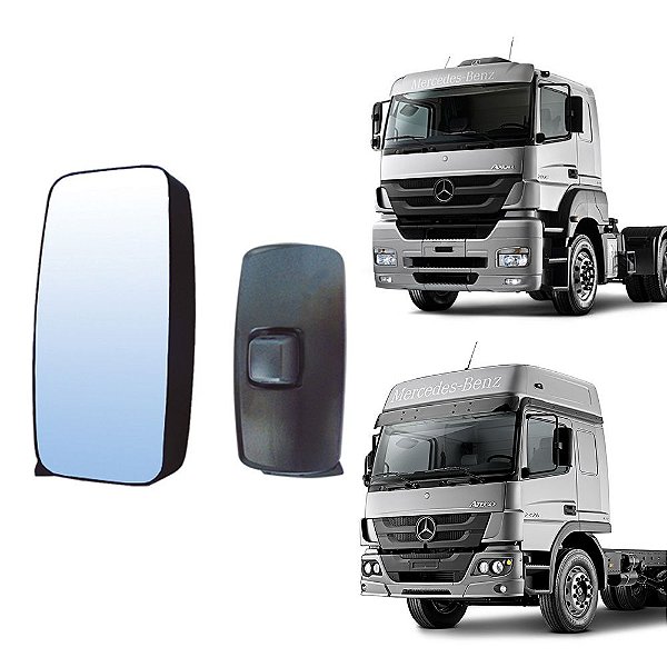 Retrovisor Mercedes Axor e Atego S/ Braço S/ Auxiliar LE