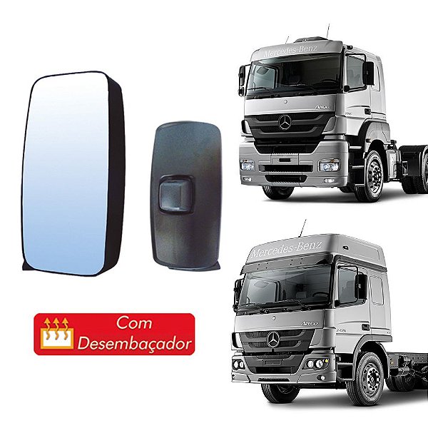 Retrovisor Mercedes Axor/Atego S/ Braço S/ Auxiliar LE