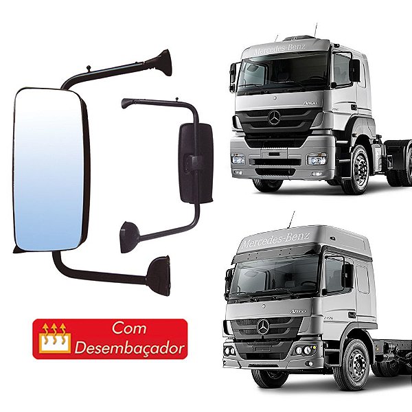 Retrovisor Sem Auxiliar Mercedes Axor/Atego Lado Esquerdo