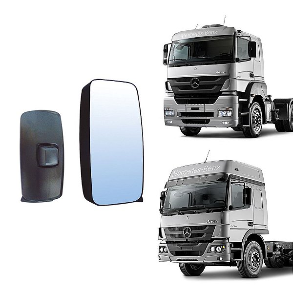 Retrovisor Mercedes Axor e Atego S/ Braço S/ Auxiliar LD