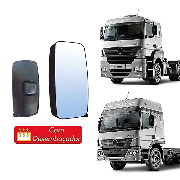 Retrovisor Mercedes Axor/Atego S/ Braço S/ Auxiliar LD