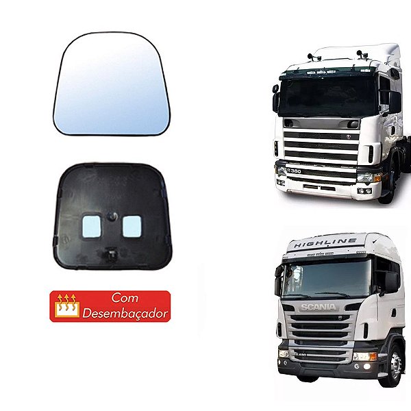 Vidro do Retrovisor Auxiliar Scania S4 S5 LE LD Econômico