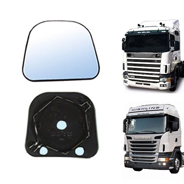 Vidro do Retrovisor Scania Serie 4 e 5 Lado Direito
