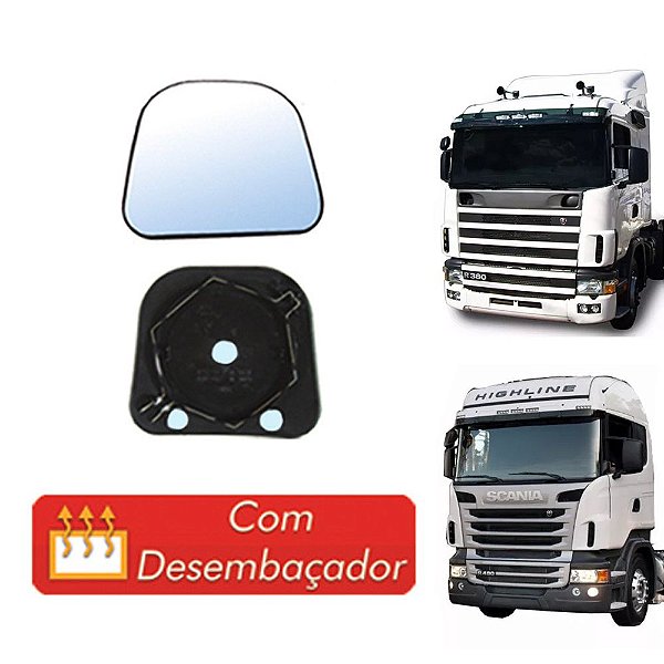 Vidro do Retrovisor Scania S4 S5 Lado Direito