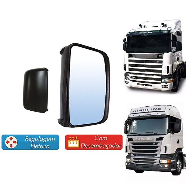 Espelho Retrovisor Scania S4 S5 Lado Esquerdo