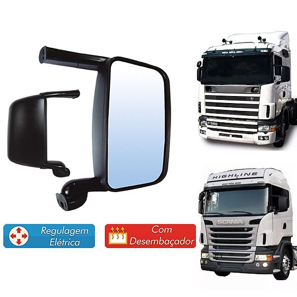 Espelho Retrovisor completo Scania S4 S5 LD 1952574