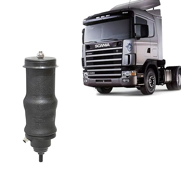 Conjunto Bolsa Pneumática Cabine Scania S4 S5 2005 Em Diante