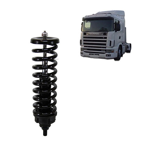 Conjunto Mola Cabine Scania S4 Até 2003 Traseiro