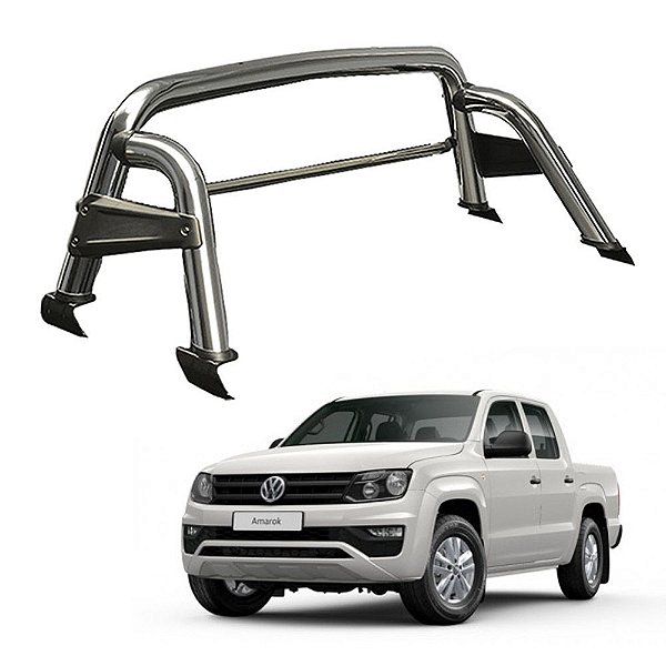 Santo Antônio Amarok 2010 Em Diante Cromado Com Barra
