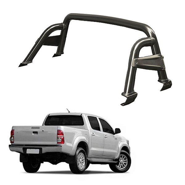 Santo Antônio Hilux 2005 a 2015 Preto Sem Barra