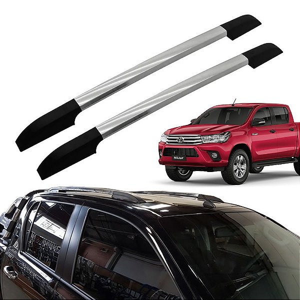 Longarina Hilux 2016 2017 2018 2019 2020 alumínio dupla