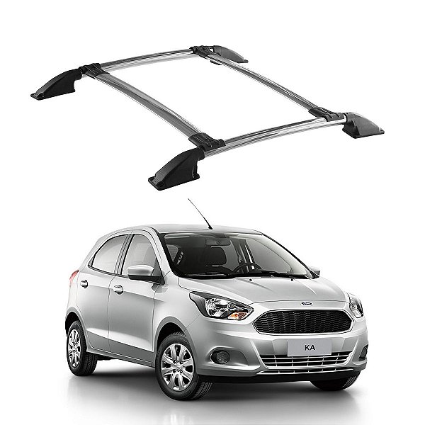 Bagageiro Ford Ka 2014 2015 2016 2017 2018 2019 2020 Cromado