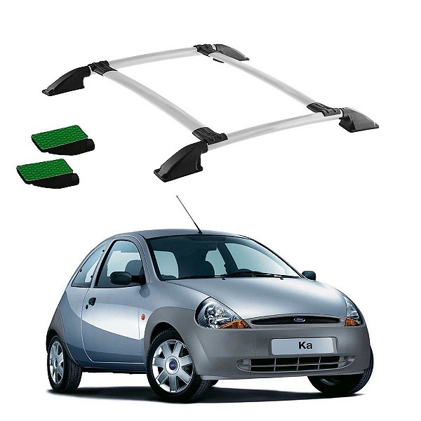 Bagageiro Ford Ka 2002 2003 2004 2005 2006 2007 Prata Colado