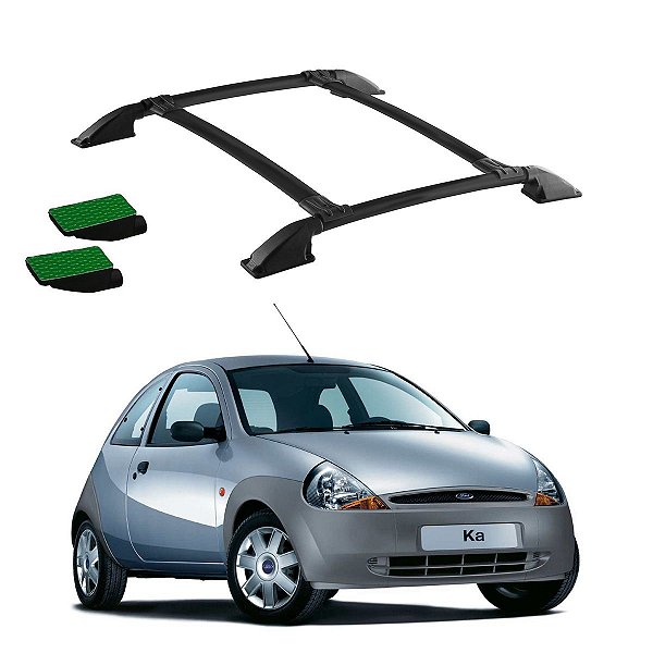 Bagageiro Ford Ka 2002 2003 2004 2005 2006 2007 Preto Colado