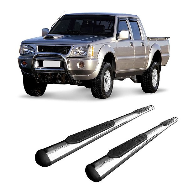 Estribo L200 GL/GLS 1998 Em Diante Cromado Cabine Dupla