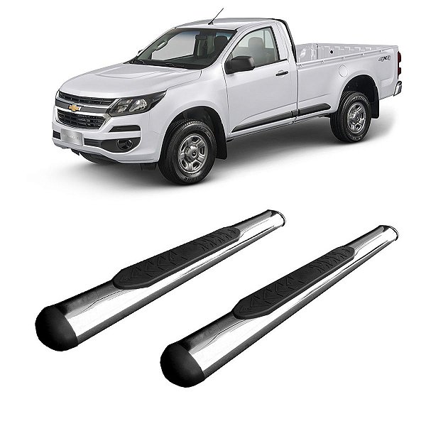 Estribo S10 2012 a 2019 2020 Oblongo Cabine Simples Cromado