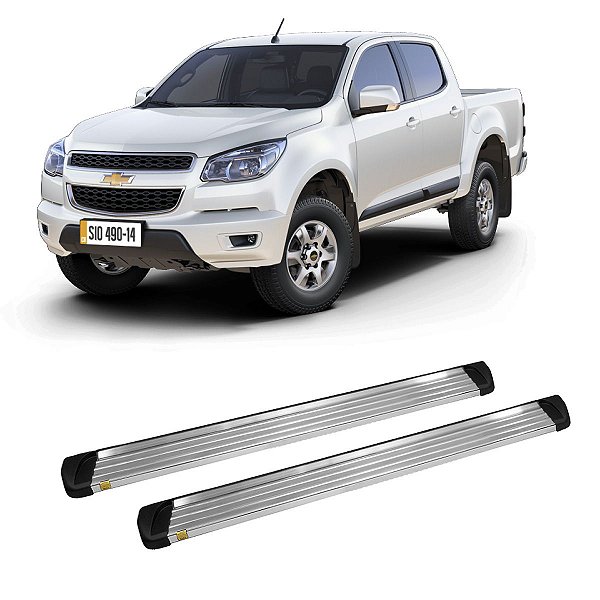 Estribo S10 2012 a 2019 2020 em diante Cabine Dupla Aluminio