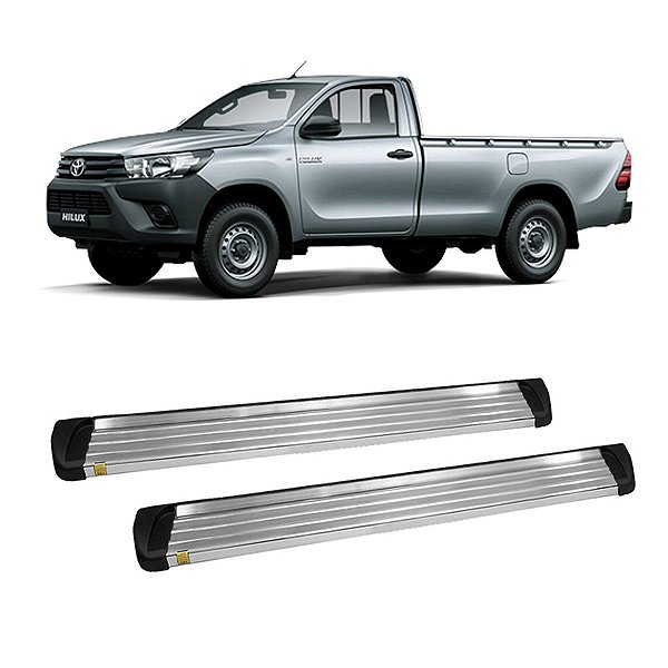 Estribo Hilux 2016 2017 2018 2019 Cabine Simples Alumínio