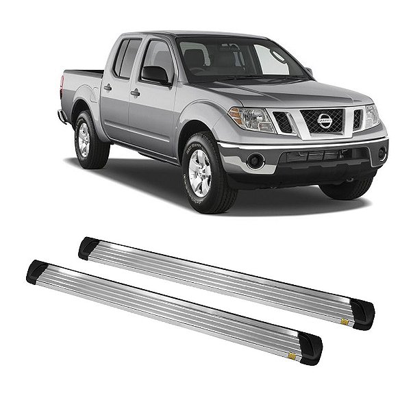 Estribo FRONTIER SEL 2008 a 2016 Cab Dupla Alumínio