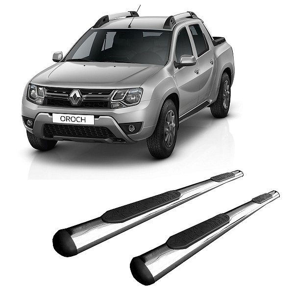 Estribo Oroch Duster Cromado Oblongo