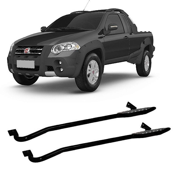 Estribo Strada Tubular 2 Polegadas Preto
