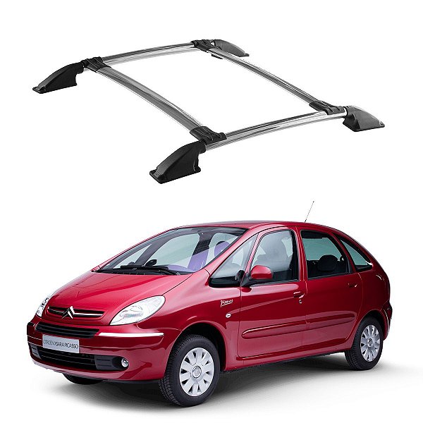 Bagageiro Rack de Teto Picasso Cromado Parafusado