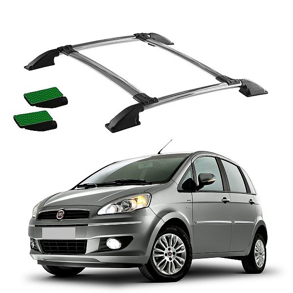 Bagageiro Fiat Idea Cromado Colado