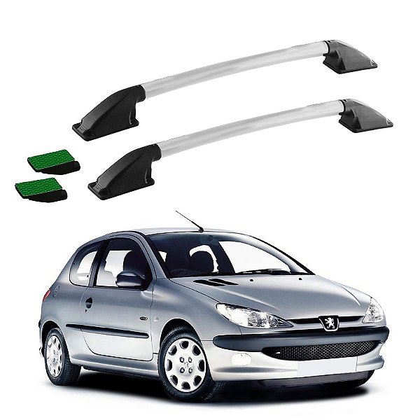Longarina Peugeot 206 1999 a 2008 Prata Colada no Teto