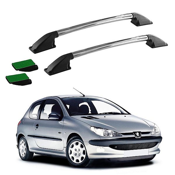Longarina Peugeot 206 1999 a 2008 Cromada Colada no Teto