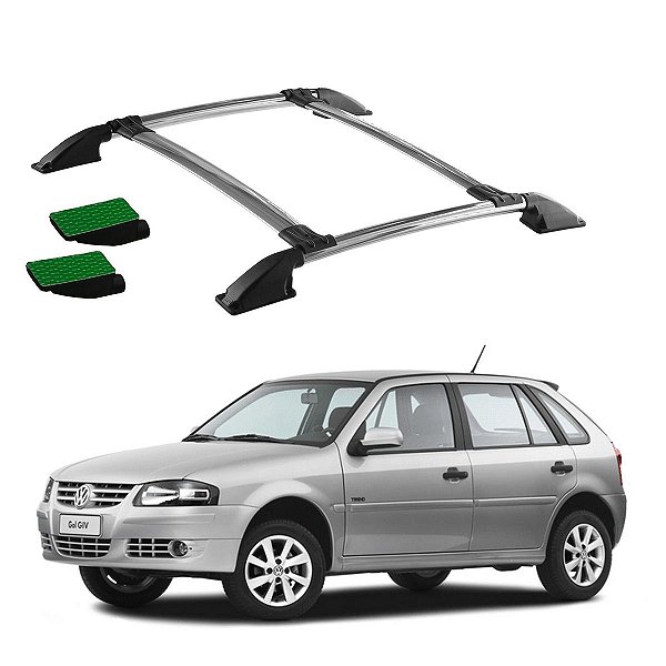 Bagageiro Gol G4 1999 2000 2001 2002 a 2008 Cromado Colado