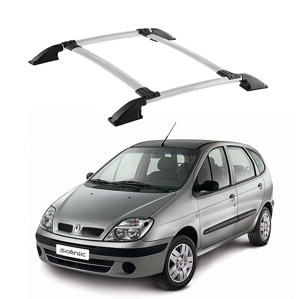 Bagageiro Scenic 2001 2002 2003 2004 2005 a 2010 Prata