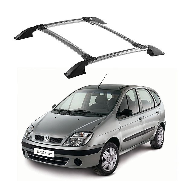 Bagageiro Scenic 2001 2002 2003 2004 2005 a 2010 Cromado