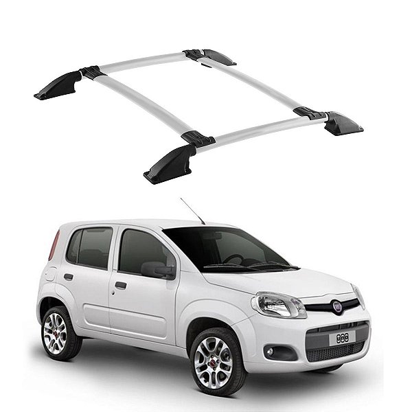 Bagageiro Fiat Uno 2011 2012 2013 2014 2015 a 2020 Prata