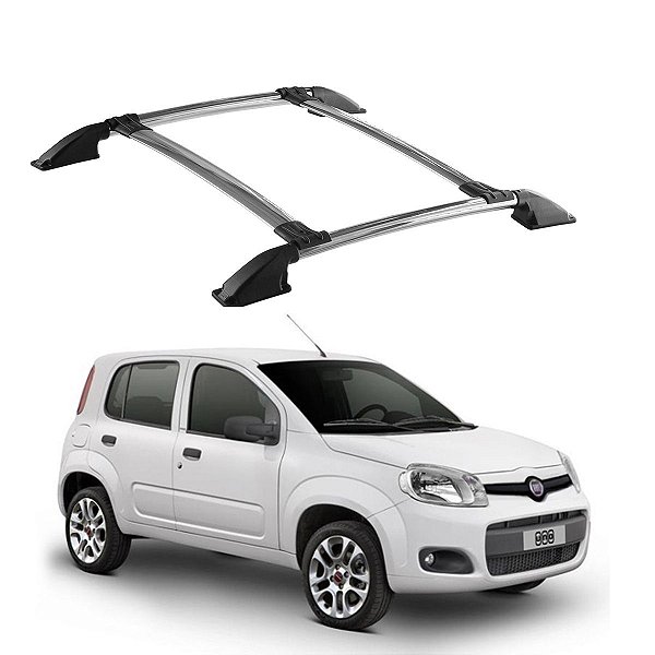 Bagageiro Fiat Uno 2011 2012 2013 2014 2015 a 2020 Cromado