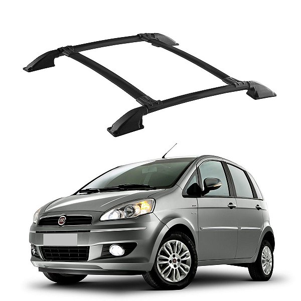 Rack de Teto Fiat Idea Preto Parafusada no Teto