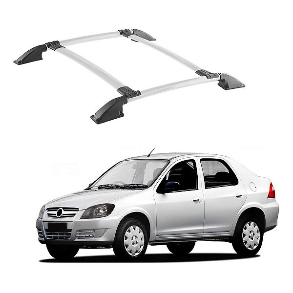Bagageiro Prisma 2007 2008 2009 2010 2011 a 2012 Prata