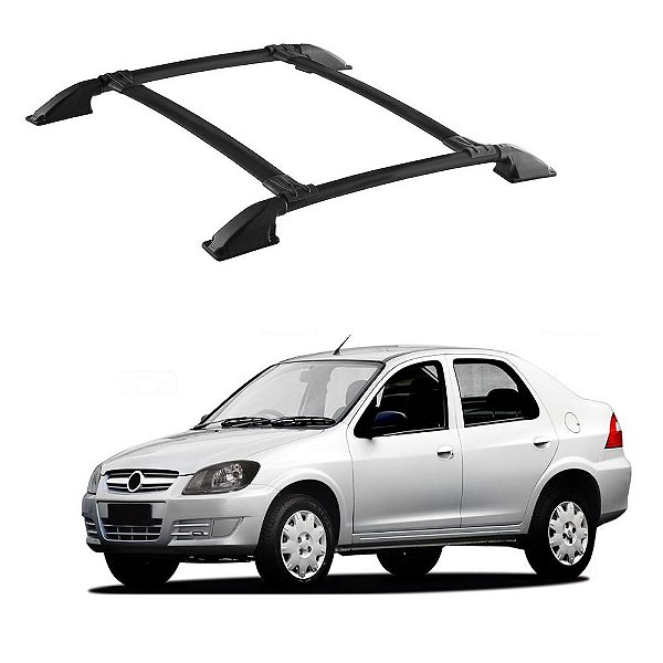 Bagageiro Prisma 2007 2008 2009 2010 2011 a 2015 Preto