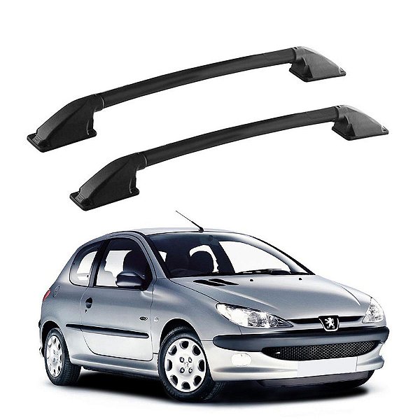 Longarina Peugeot 206 1999 a 2008 Preta Parafusada