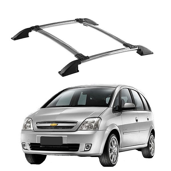 Rack de Teto Meriva 2003 a 2012 Cromado Parafusado