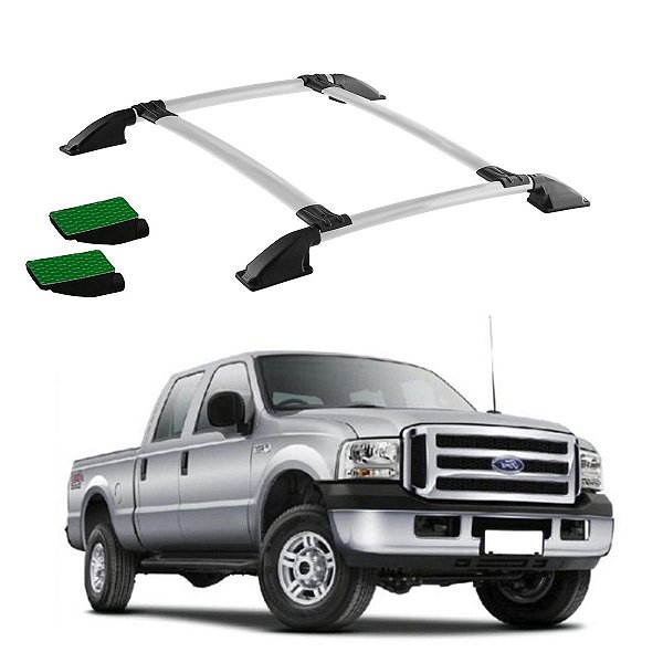 Bagageiro F250 2005 06 2007 2008 2009 2010 2011 Prata Colada