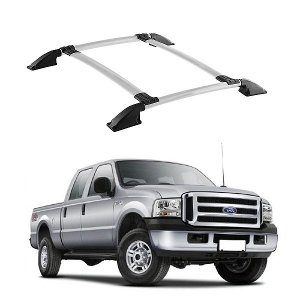 Bagageiro F250 2005 2006 2007 2008 2009 2010 2011 Prata
