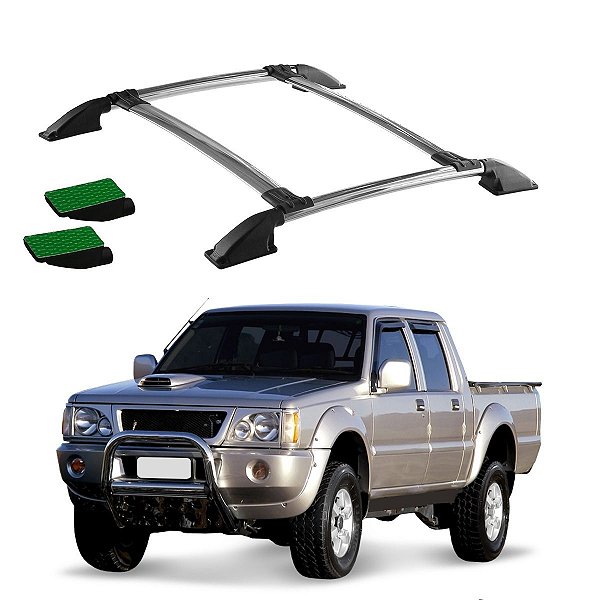 Bagageiro L200 GLS/GL 1998 Em Diante Cromado CD Colado