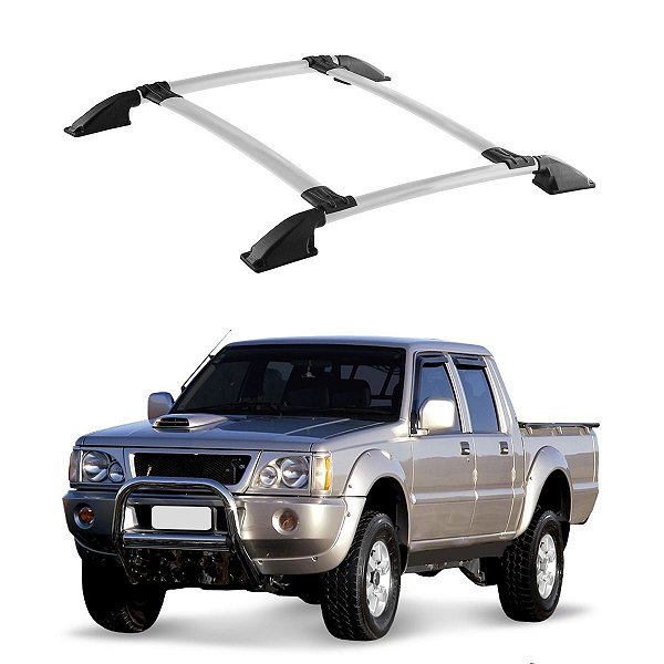 Bagageiro L200 GLS/GL 1998 Em Diante Prata Cabine Dupla